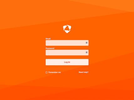 Screenshot of the Login page from the Hudl website.